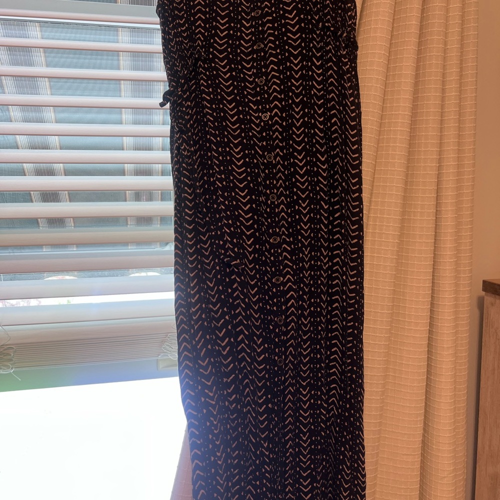 Billabong Black and White Maxi Dress